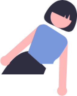 Girl Illustration Top Right